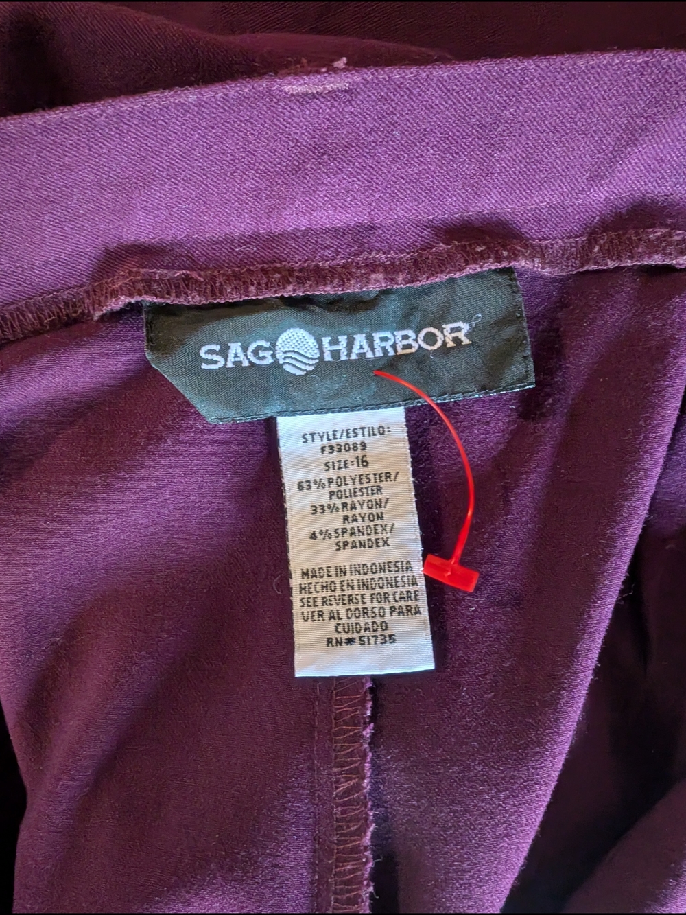 Sag Harbor Plum Women's Blouse